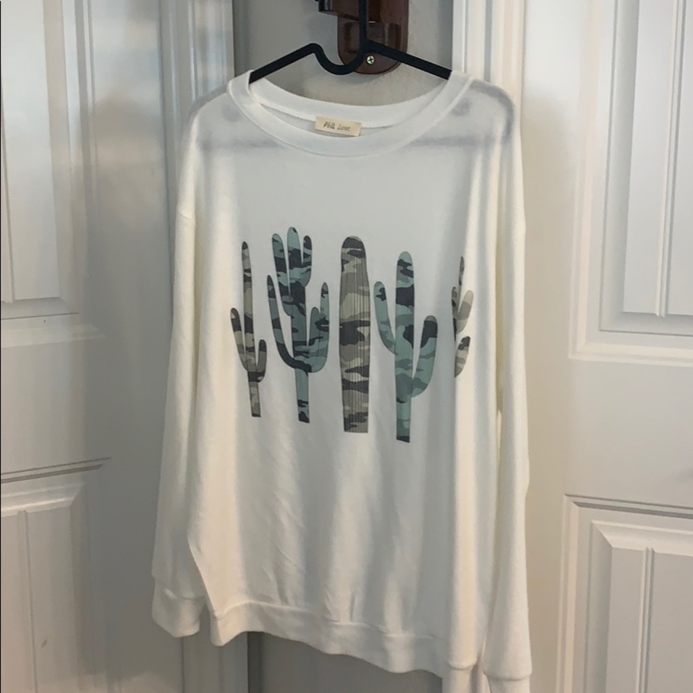 Camo Cactus Sweater